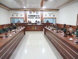 Tim Audit Kinerja Itjen TNI Melakukan Kunjungan ke Korem 012/TU