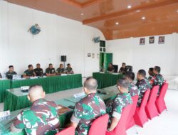 Danrem 012/TU Pimpin Sidang Pankar Triwulan I