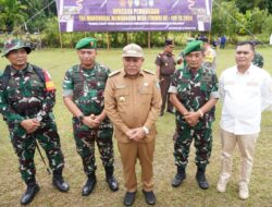 Danrem 012/TU Hadiri Upacara Pembukaan TMMD ke 119 Di Wilayahnya