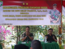 Pesan Damai Pangdam IM saat Anjangsana dengan Warga Simpang Beutong Pidie