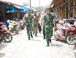 Danrem 012/TU Tinjau Langsung Pelaksanaan Pemilu Di Wilayah Jajarannya