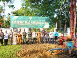 Danrem 012/TU : Program TNI AD Manunggal Air Membantu Masyarakat, 30 Titik di Barsela 4 Sudah Terealisas