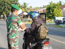 Korem 012/TU Rutin Gelar Jumat Berkah Dengan Membagikan Nasi Kotak