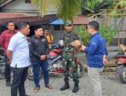 Pastikan Aman Dan Kondusif, Dandim 0105/Abar Keliling Tinjau Langsung TPS – TPS Di Wilayah Aceh Barat