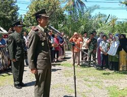 Dandim 0105/Abar Pimpin Upacara Persemayaman Dan Pemakaman Kolonel (Purn) H. Tjut Agam