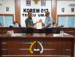Korem 012/TU Terima Taklimat Akhir Audit Itjen TNI