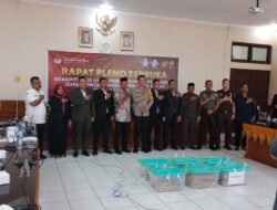 Dandim 0105/Abar Hadiri Rapat Pleno Terbuka Rekapitulasi Hasil Perhitungan Perolehan Suara Pemilu Tahun 2024 Tingkat Kabupaten