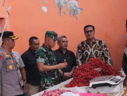 Jelang Bulan Suci Ramadhan, Dandim 0107/Aceh Selatan Bersama Forkopimda Sidak Pasar Inpres