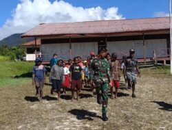Pos Jila Satgas Yonif 116/Garda Samudra Ajarkan PBB ke Siswa SD Inpres