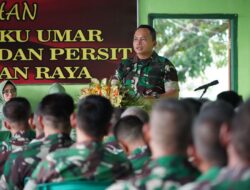 Danrem 012/TU dan Ketua Persit KCK Koorcabrem 012 Berkunjung Ke Kodim Nara