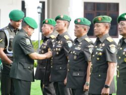 Pangdam IM pimpin upacara Sertijab pejabat Kodam IM.