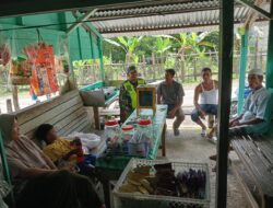 Kencangkan Ikatan Tali Silaturahmi, Babinsa Posramil 05/PC Duduk Bersama Warga Binaan Di Wilayah