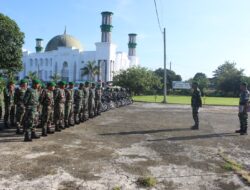 Berikan Rasa aman kepada Masyarakat Dandim yang di wakili Pasi Intel Kodim 0116/Nagan Raya Laksanakan Apel Siaga Hari Buruh
