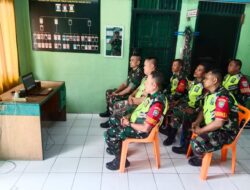 Antisipasi Darurat Pangan Nasional seluruh Babinsa Laksanakan Zoom Meting Training Off Trainers (TOT)
