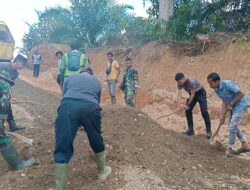 Kejar Target, Satgas TMMD Reguler Ke – 120 Kodim 0105/Abar Tetap Bekerja Membuka Body Jalan