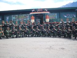 Pangdam XVII/Cendrawasih Kunjungi Pos Satgas Pam Obvitnas PT. Freeport Indonesia Yonif 116/Garda Samudra
