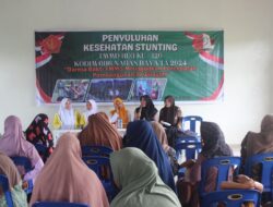 Satgas TMMD Reg ke-120 dan Dinkes Nagan Raya Laksanakan Penyuluhan Posyandu, Posbindu PTM dan Stunting