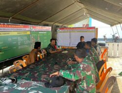 Dansatgas Letkol Inf Hendra Mirza, S.E., M.Si., Pimpin Breafing Perencanaan Lanjutan TMMD Reguler Ke 120 Kodim 0105/Abar