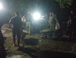 Tak Kenal Lelah Dansatgas TMMD Reguler ke-120 bersama Satgas dan Masyarakat Lembur Cor Rabat Beton yang sudah mencapai 47%