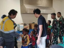 Satgas Yonif 116/Garda Samudra Jadi Tenaga Pendidik Bagi Anak-anak di Papua