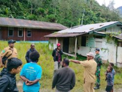 Satgas Yonif 116/Garda Samudra Tinjau Pembangunan Puskesmas Didistrik Jila
