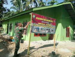Sasaran Fisik Dan Non Fisik Capai Target 100 %, Satgas TMMD Reguler Ke – 120 Kodim 0105/Abar Di Desa Kuala Manyeu Siap Ditutup