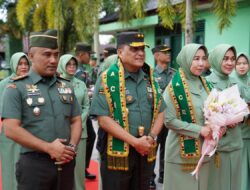 Kunjungan Kerja Pangdam IM dan rombongan ke Markas Kodim 0109/Aceh Singkil