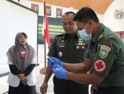 Mendadak, Dandim Abdya Gelar Cek Urine Prajurit
