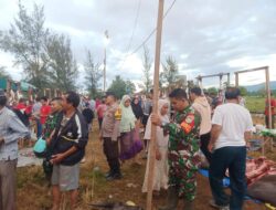 Babinsa Abdya Pantau Penjualan Daging Meugang Idul Adha