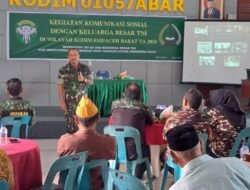 Kodim 0105/Abar Menggelar Kegiatan Pembinaan Dan Pemberdayaan Organisasi KBT