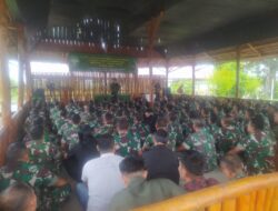 Jam Komandan Dandim 0116/Nagan Raya tekankan anggota agar hindari Narkoba dan Judi Online