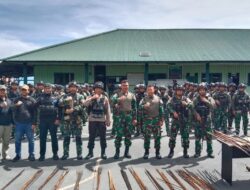 Guna Mewujudkan Situasi yang Aman dan Kondusif, Gabungan Apkam Kabupaten Puncak Jaya Lakukan Sweeping di Kampung Yalinggua yang Disinyalir Sering Disinggahi oleh Anggota OPM