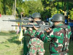 Asah Kemampuan Menembak, Prajurit Korem 012/TU Laksanakan Menembak