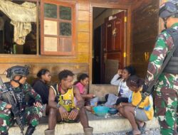 Satgas yonif 116/garda samudra komsos rutin dengan warga binaan