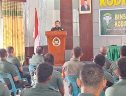 Buka Kegiatan Binsiap Apwil Dan Puanter, Dandim 0105/Abar : Babinsa Kenali Potensi Wilayah