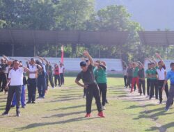 Solidaritas TNI-Polri Aceh Selatan Diperkuat Lewat Olahraga Bersama di Hari Bhayangkara