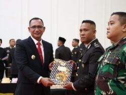 Desa Binaan Babinsa Kodim 0107/Aceh Selatan Raih Juara ke III se-Provinsi Aceh Pada Lomba Kesiapsiagaan Tiga Pilar