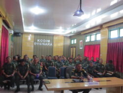 Personil Kodim 0116/Nagan Raya Laksanakan Sosialisasi Literasi Digital Secara Zoom