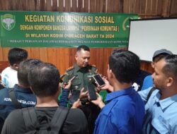 Dandim 0105/Abar Ajak Insan Pers Berkontribusi Membangun Aceh Barat Serta Perangi Narkoba, Judol Dan Jaga Alam