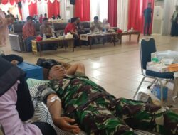 Hari Bhakti Adhyaksa Ke-64: Kodim Aceh Selatan dan Instansi Terkait Ikut Donor Darah