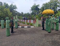 Untuk Mengetahui Situasi Kondisi Prajurit Di Lapangan, Dandim 0105/Abar Melakukan Kunjungan Kerja Ke Koramil – Posramil Jajaran