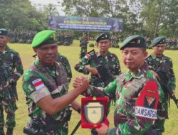 Satgas Yonif 115/ML Resmi Purna Tugas Setelah Dilepas Oleh Danrem 173/PVB