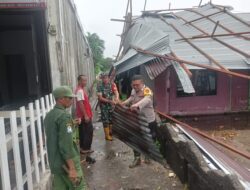 Gerak Cepat Dandim 0105/Abar Terjunkan Jajaran Babinsa Pantau Wilayah Pasca Hujan Deras Disertai Angin Kencang