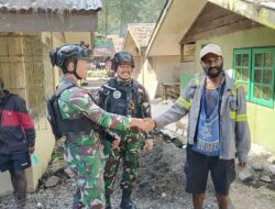 Jaga Hubungan Tali Silahturahmi Satgas Yonif 116/Garda Samudra Terus Laksanakan Komsos Dengan Masyarakat Binaan