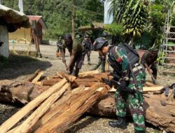 Satgas Yonif 116/Garda Samudra Komsos Rutin Dengan Warga Papua