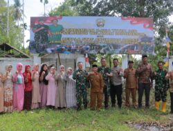 Dandim 0105/Abar Bersama Kasrem Ikuti Peresmian Sumur Bor Program TNI AD Manunggal Air Secara Virtual Dilounching Oleh KASAD