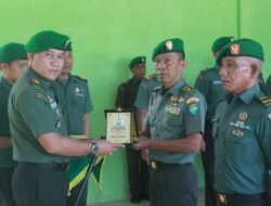 Dandim 0116/Nagan Raya Pimpin pelaksanakan Korps Raport Pindah Satuan Perwira