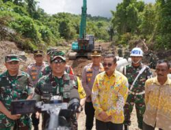 Danrem 012/TU Dampingi Waaster Kasad Tinjau TMMD Reg Ke-121 TA. 2024 Kodim 0114/Aceh Jaya