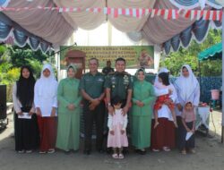 Dandim 0116/Nagan Raya Resmikan Gedung Posramil Kuala Pesisir