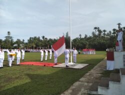 Babinsa Koramil 05/Samadua di Percaya Sebagai Komandan Upacara Dalam Peringatan HUT Ke 79 Kemerdekaan RI